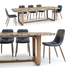 Bonaldo by chair medley table